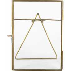 Nkuku Danta Leaning Photo Frame - Brass