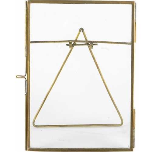 Nkuku Danta Leaning Photo Frame - Brass