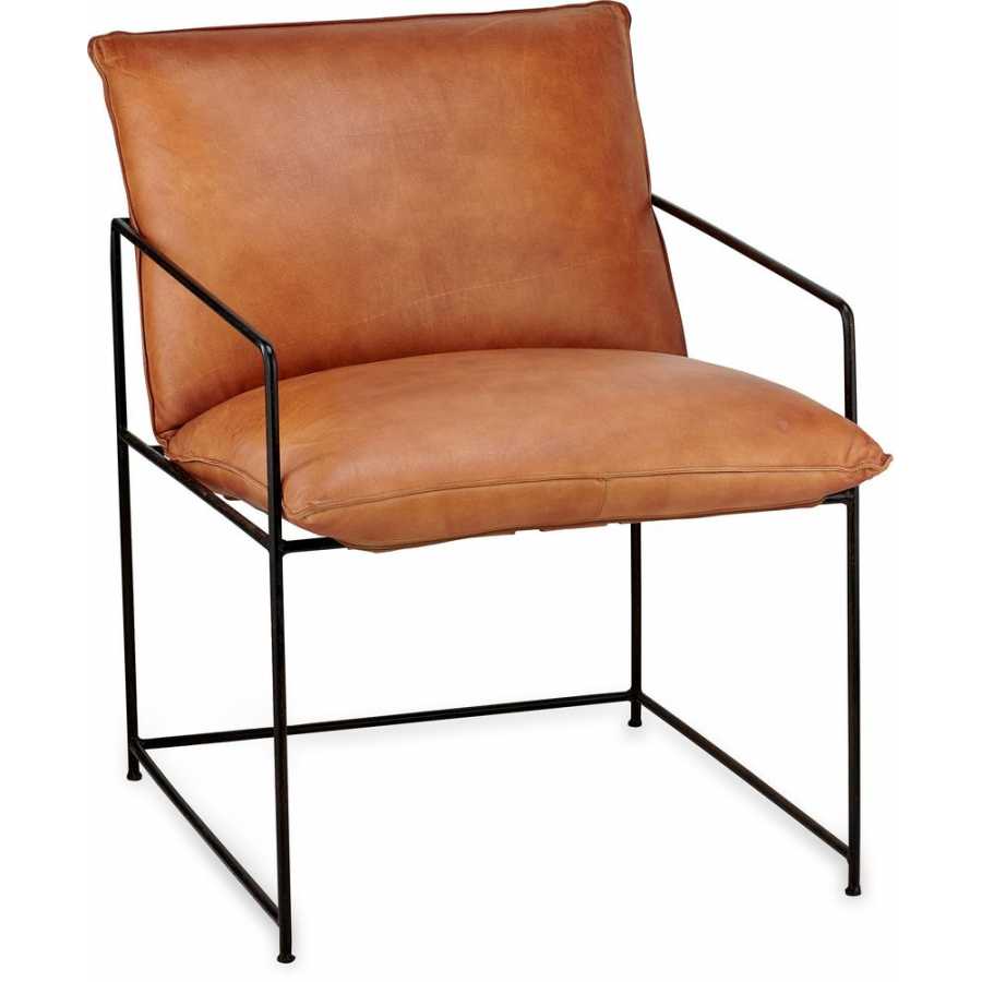 Nkuku Durium Lounge Chair - Tan