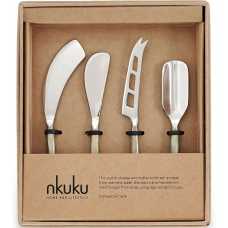 Nkuku Darsa Cheese Knives - Set of 4 - Gold