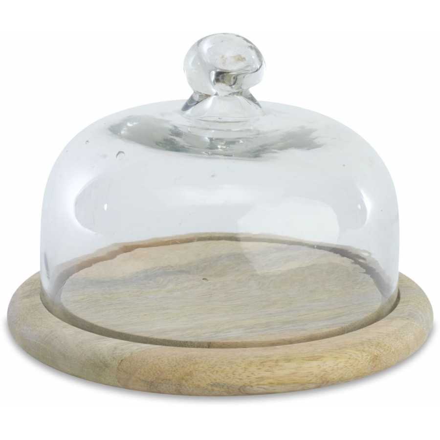 Nkuku Recycled Bell Cake Dome - Small