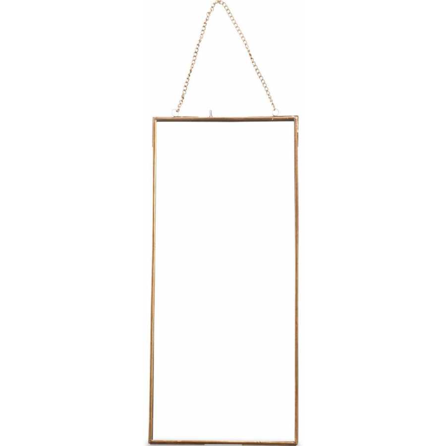 Nkuku Kiko Portrait XL Wall Frame - Brass Nkuku Kiko Portrait XL Wall Frame - Brass