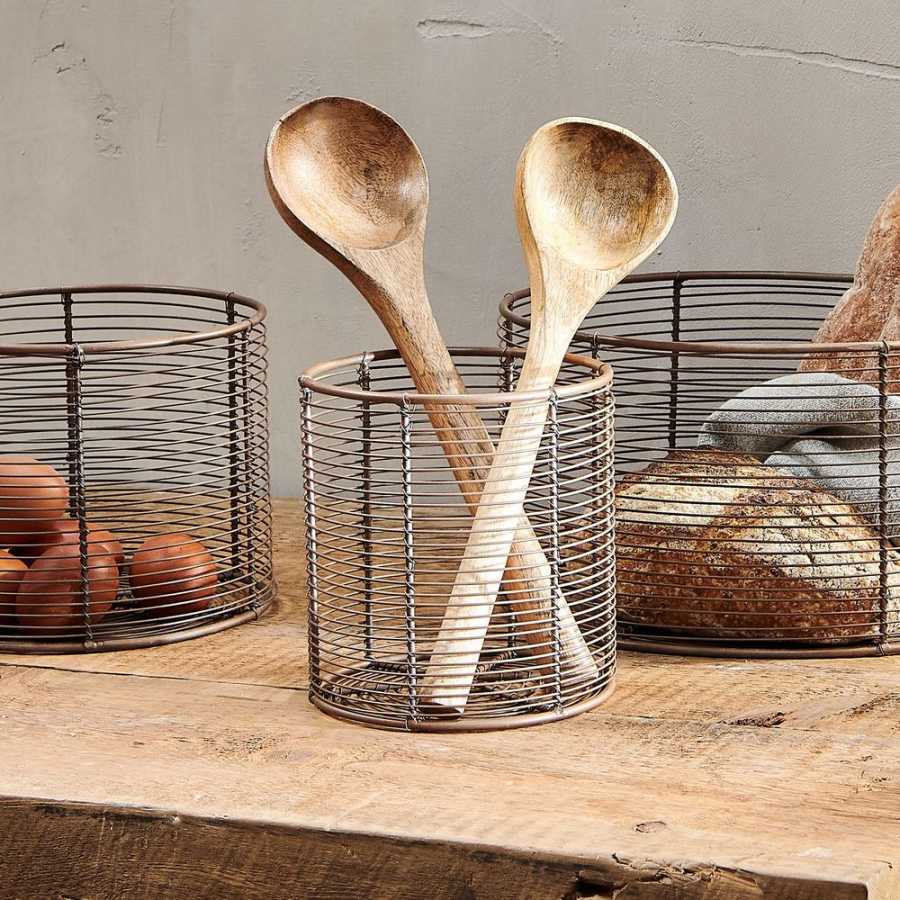 Nkuku Inkollu Round Kitchen Storage - Small