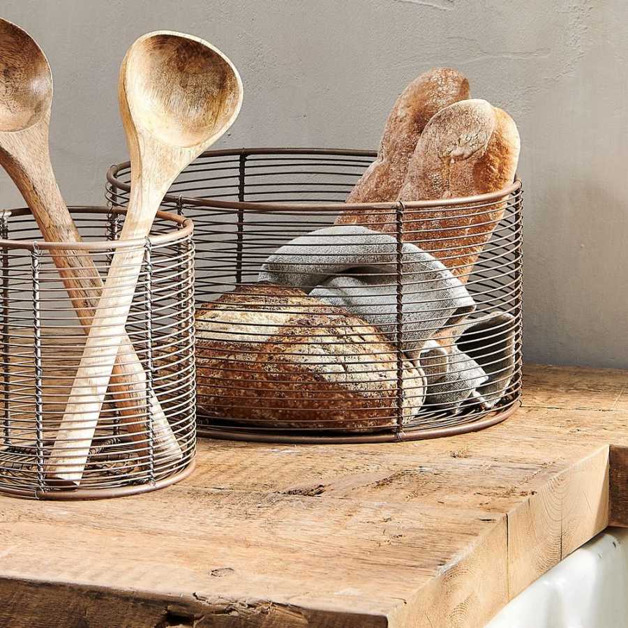 Nkuku Inkollu Round Kitchen Storage - Large