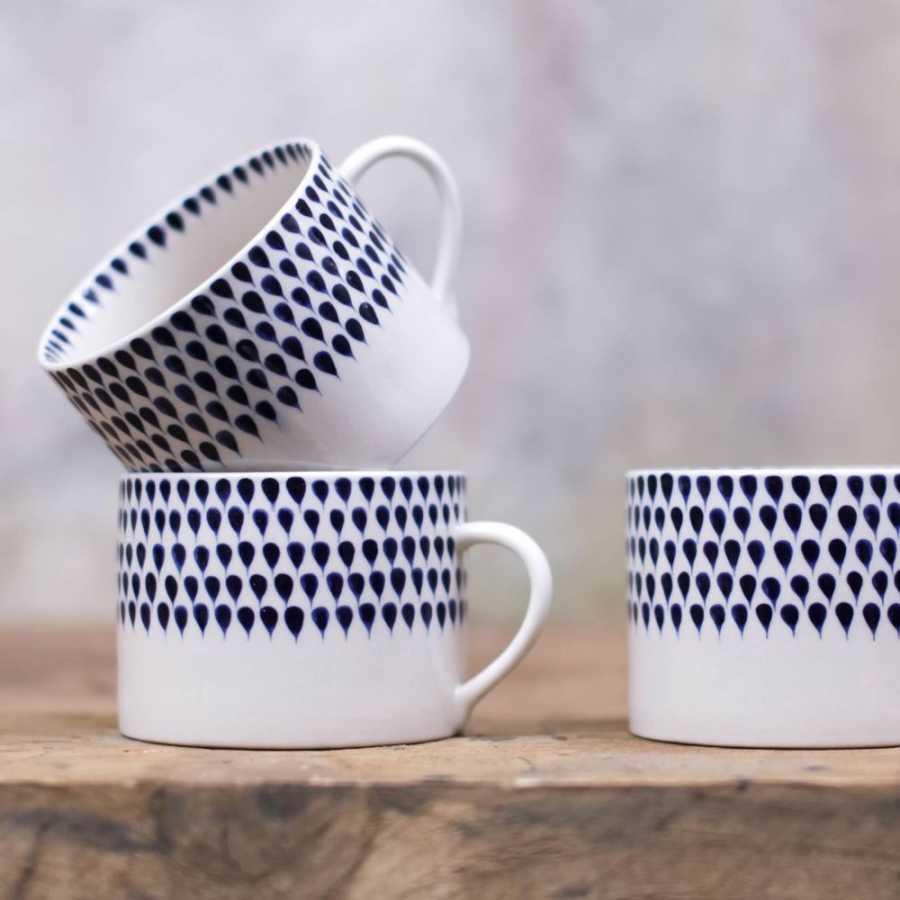 Nkuku Indigo Mugs - Set of 2 - Large