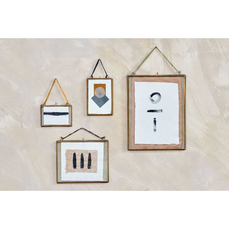 Nkuku Kiko Landscape Wall Frame - Brass