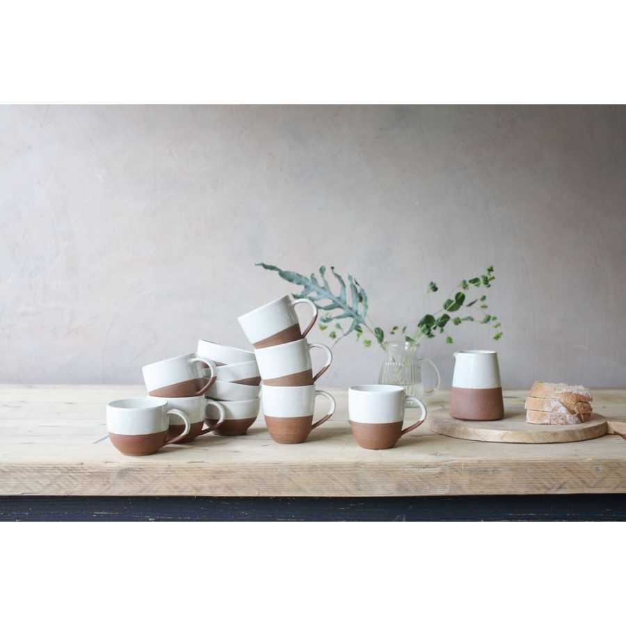 Nkuku Mali Dipped Short Mugs - Set of 2