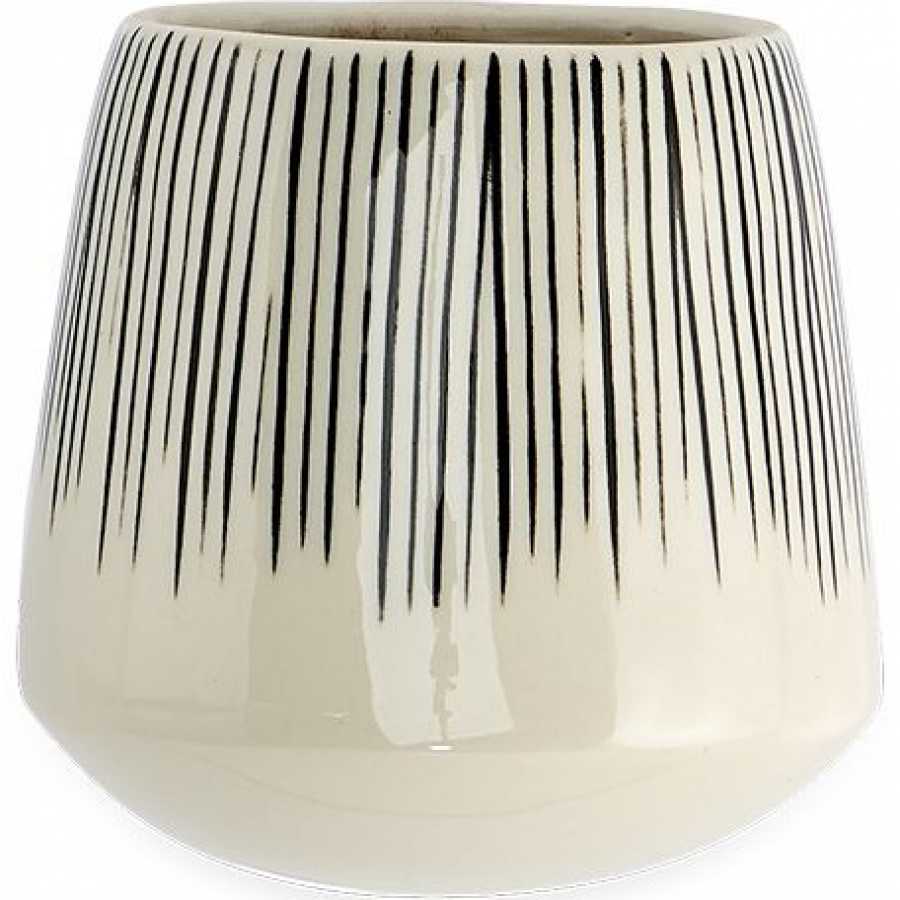 Nkuku Matamba Lines Wall Planter - Small
