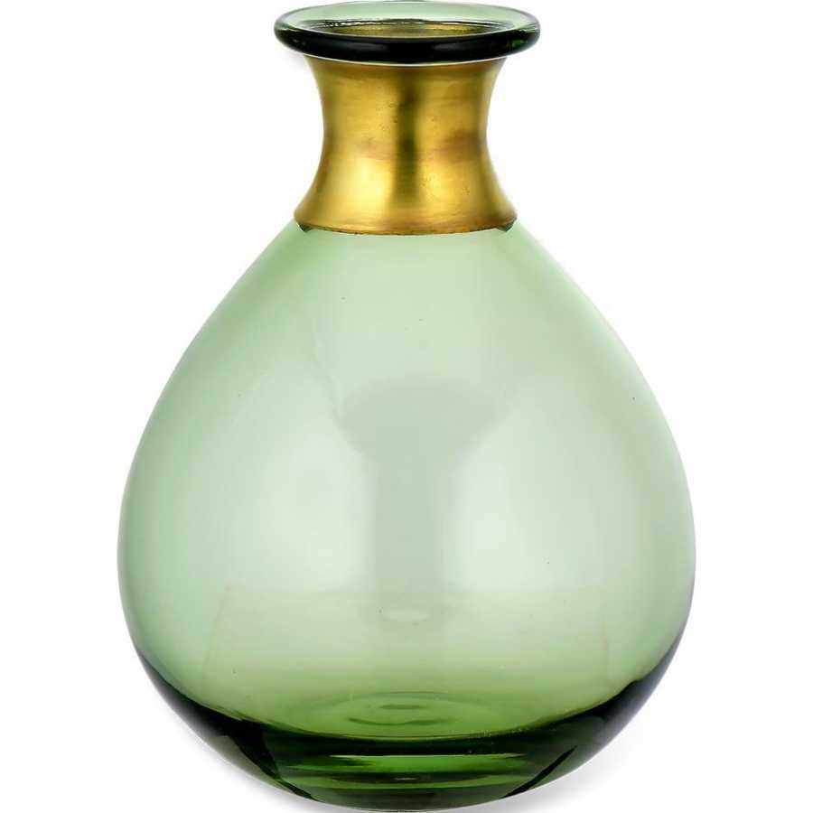 Nkuku Miza Mini Drop Vase - Green