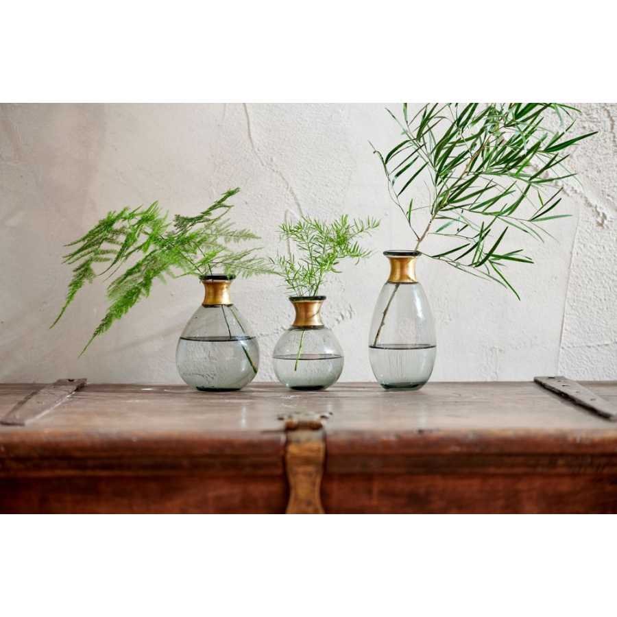 Nkuku Miza Mini Drop Vase - Grey Nkuku Miza Mini Drop Vase - Grey