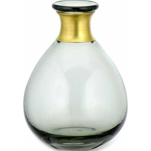 Nkuku Miza Mini Drop Vase - Grey Nkuku Miza Mini Drop Vase - Grey
