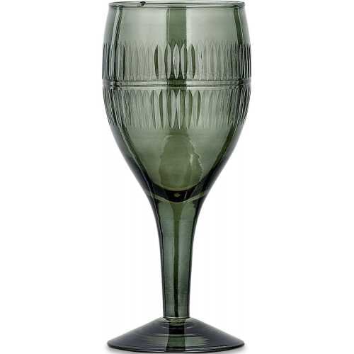 Nkuku Mila Wine Glasses - Set of 4 - Green