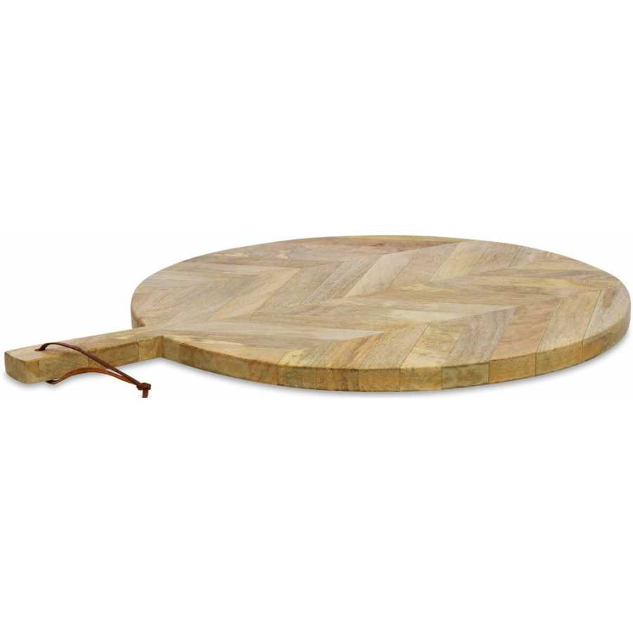 Nkuku Nalbari Round Chopping Board - Large