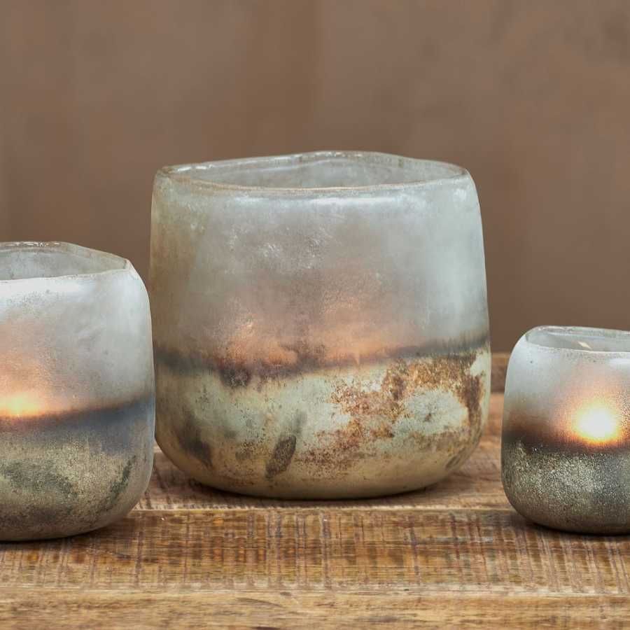 Nkuku Ngolo Tealight Holder - Large