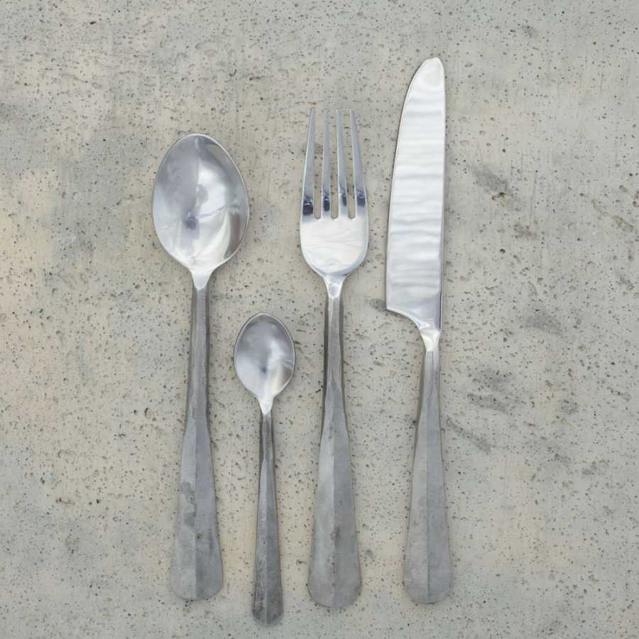 Nkuku Osko Cutlery - Set of 16 - Silver