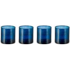 Nkuku Yala Tumbler Glasses - Set of 4 - Blue