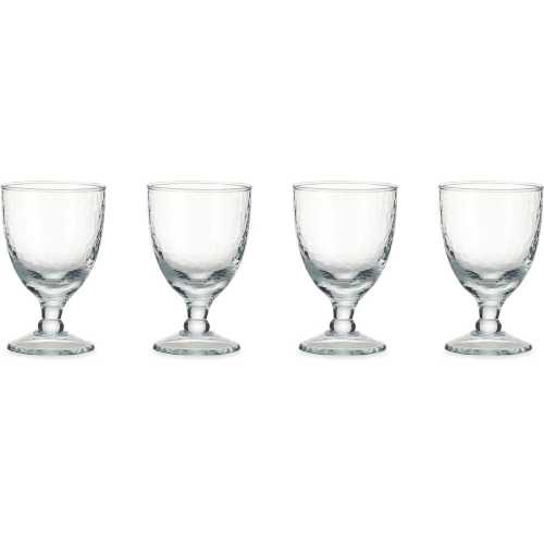 Nkuku Yala Wine Glasses - Set of 4 - Clear