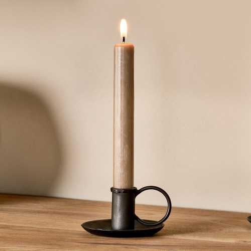 Nkuku Amri Candlestick - Black