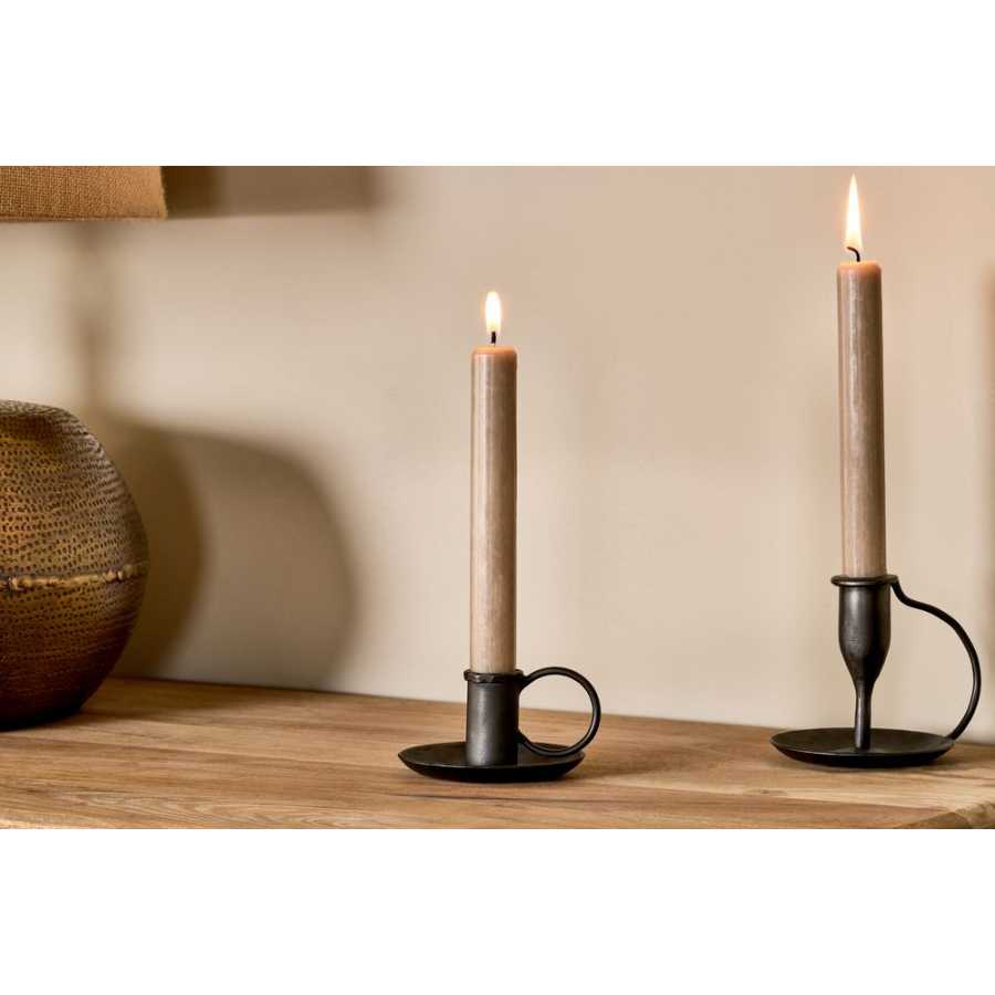 Nkuku Amri Candlestick - Black