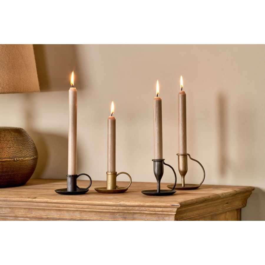 Nkuku Amri Candlestick - Black