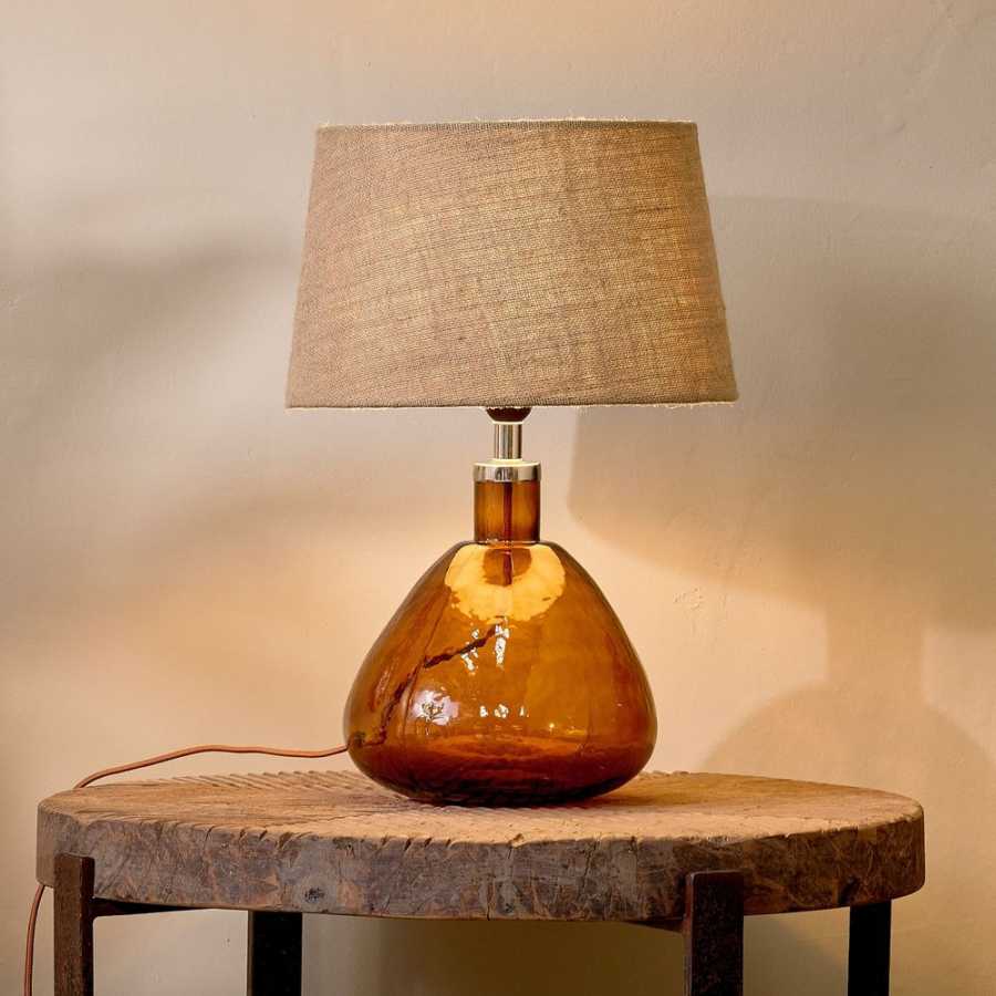Nkuku Baba Wide Table Lamp - Small