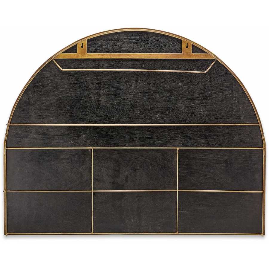 Nkuku Imoma Wall Mirror - Brass