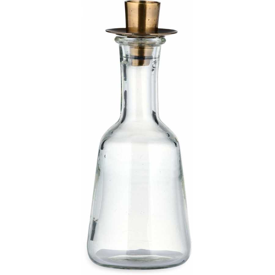 Nkuku Sirsa Tall Candlestick - Clear