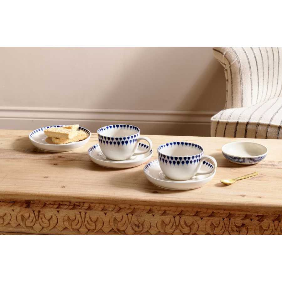 Kumi Stoneware Espresso Cup with Saucer (Set of 4)
