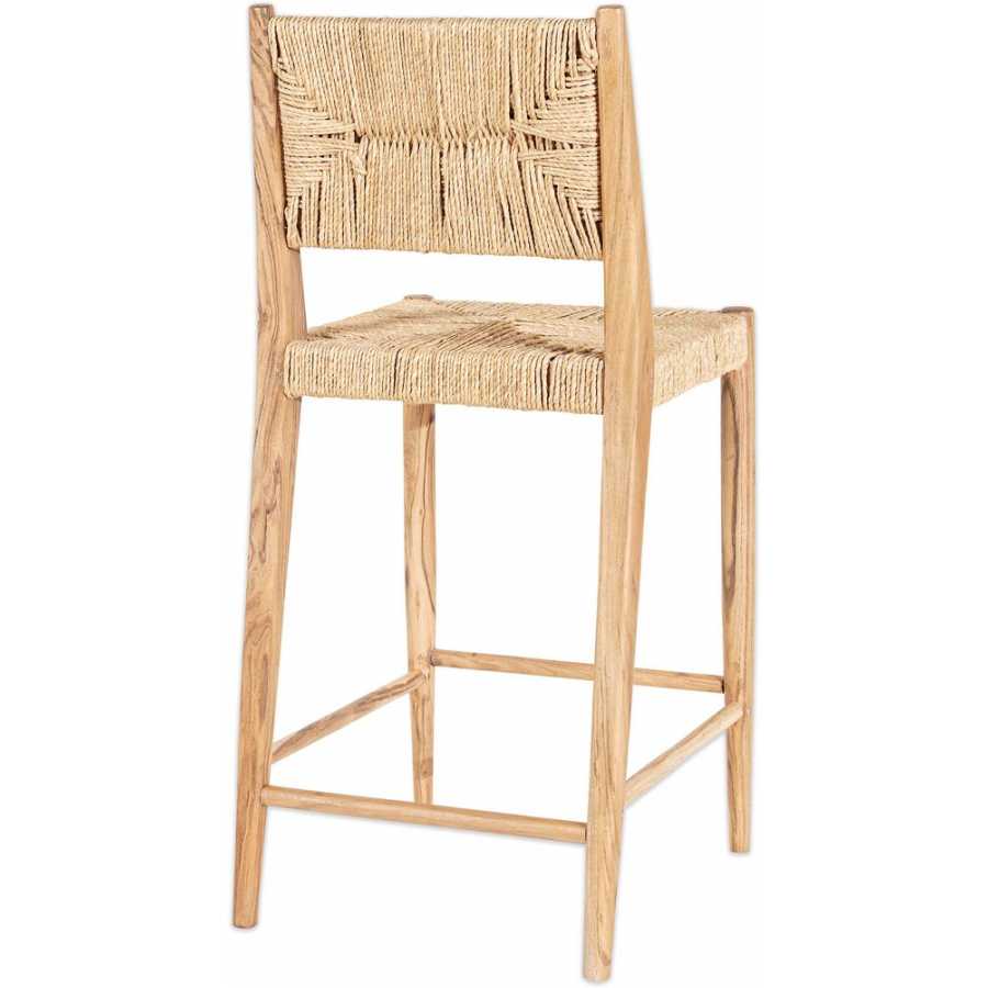 Nkuku Lohanda Bar Chair - Natural