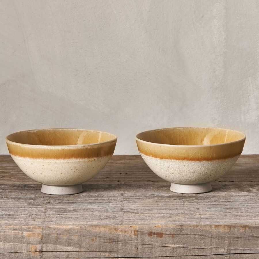 Nkuku Arici Bowls - Set of 2 - Sand