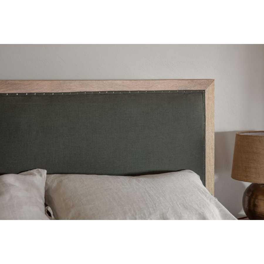 Nkuku Anesha Headboard - Olive Green - Small