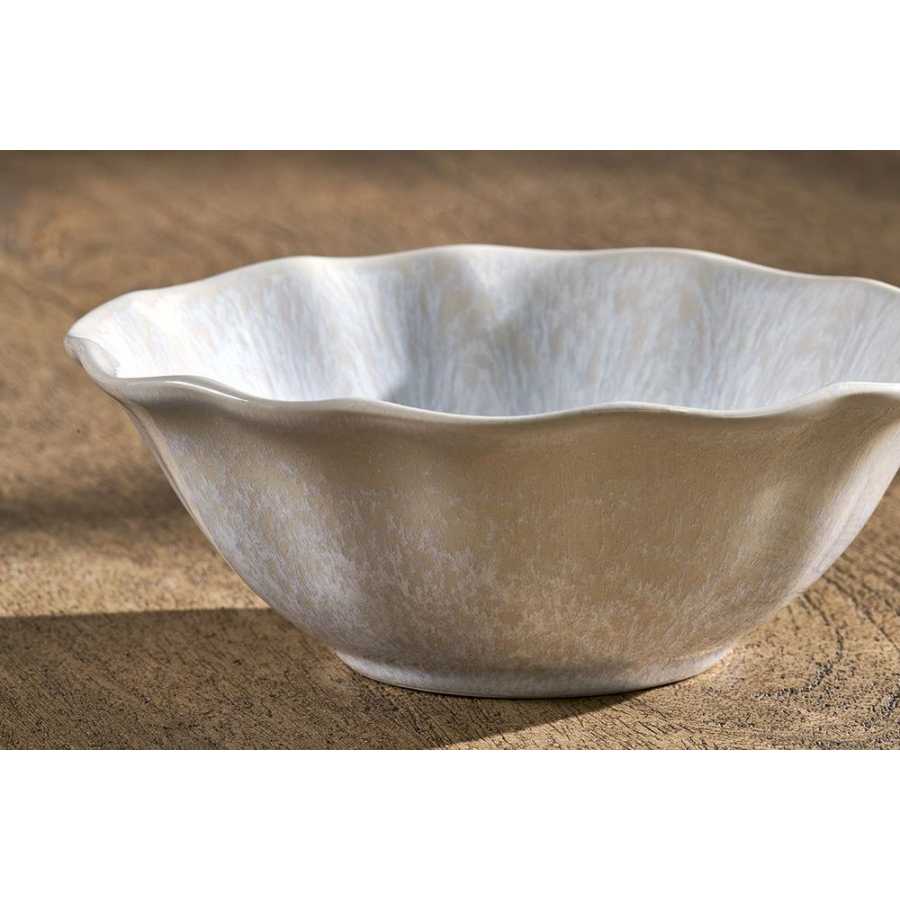 Nkuku Aruvi Bowl - Cream