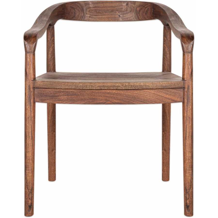 Nkuku Anbu Dining Armchair - Walnut