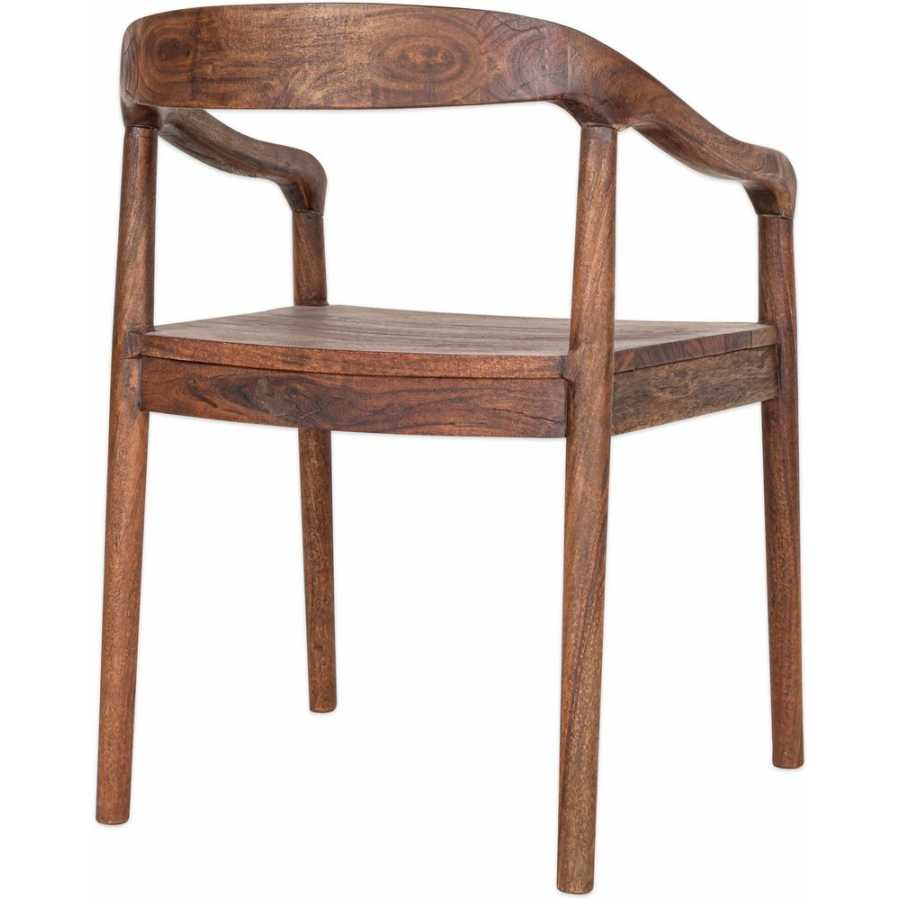 Nkuku Anbu Dining Armchair - Walnut