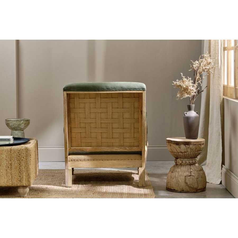 Nkuku Abe Armchair - Olive