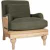 Nkuku Abe Armchair - Olive