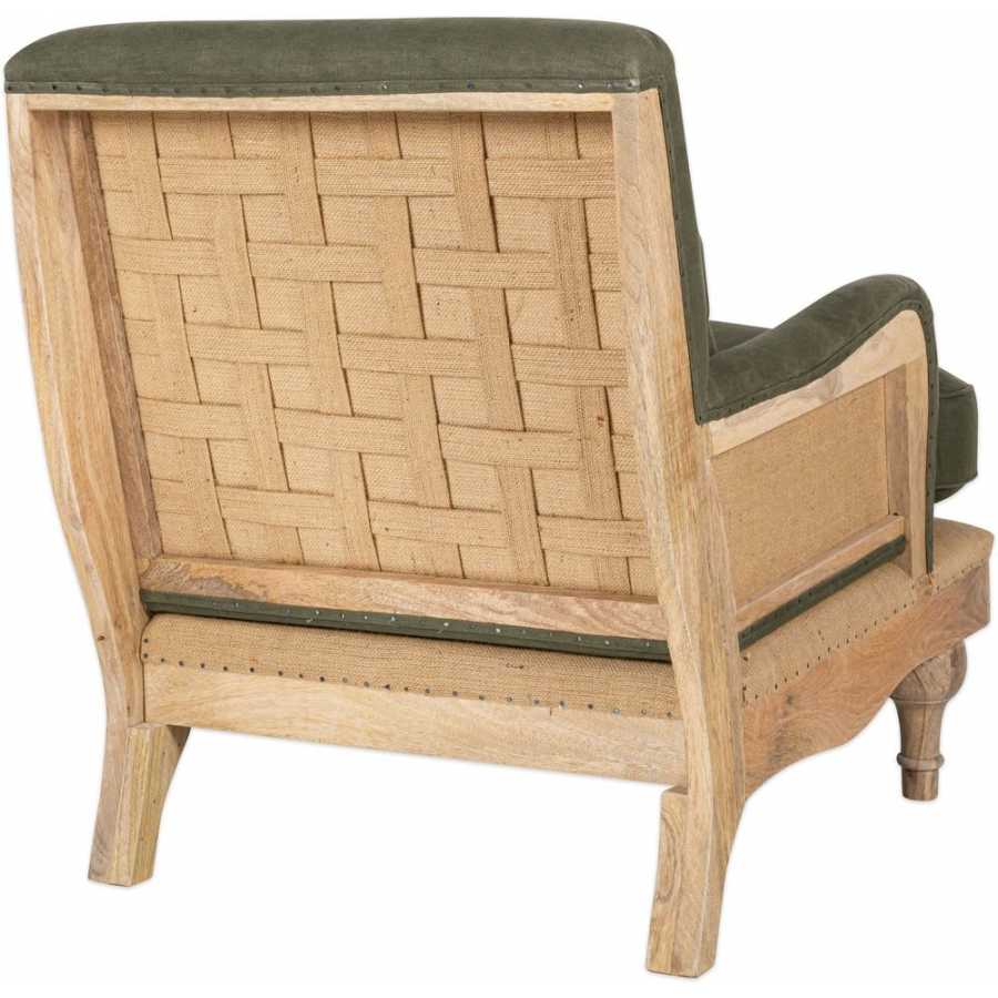 Nkuku Abe Armchair - Olive