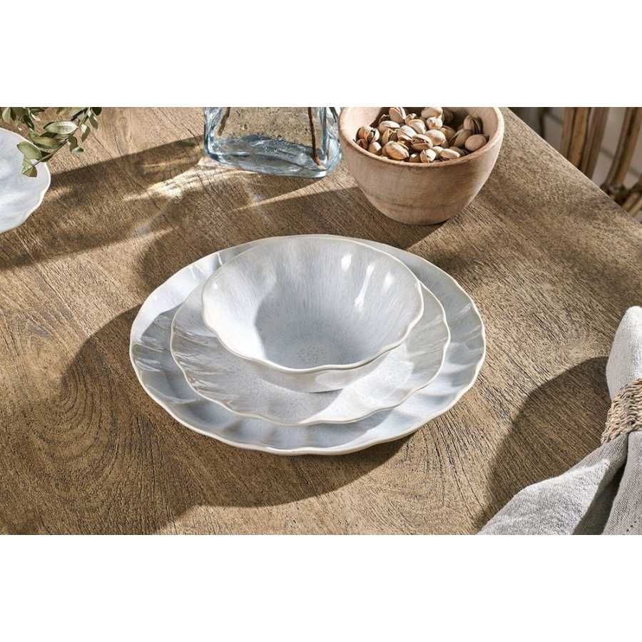 Nkuku Aruvi Plate - Cream - Large