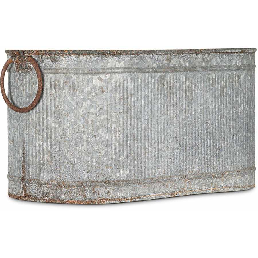 Nkuku Akasa Planter - Zinc - Large