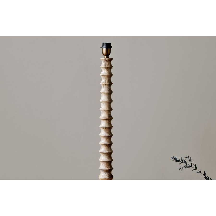 Nkuku Avisa Floor Lamp Base - Natural