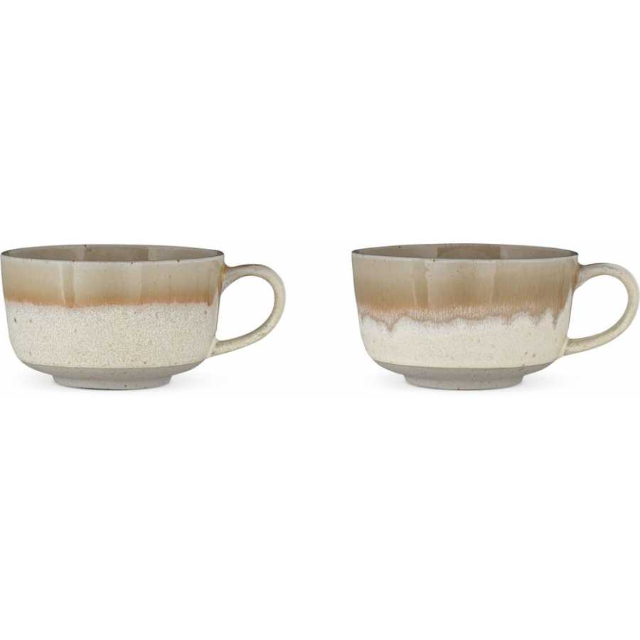 Nkuku Arici Mugs - Set of 2 - Sand - Small