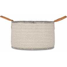 Nkuku Anjuli Basket - Off-White & Black