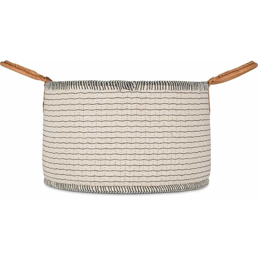 Nkuku Anjuli Basket - Off-White & Black