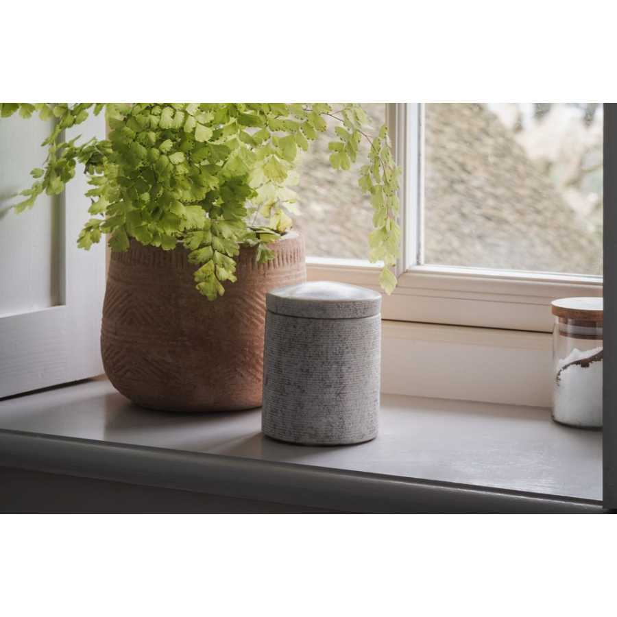 Nkuku Asana Storage Jar - Grey