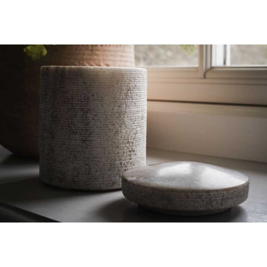 Nkuku Asana Storage Jar - Grey