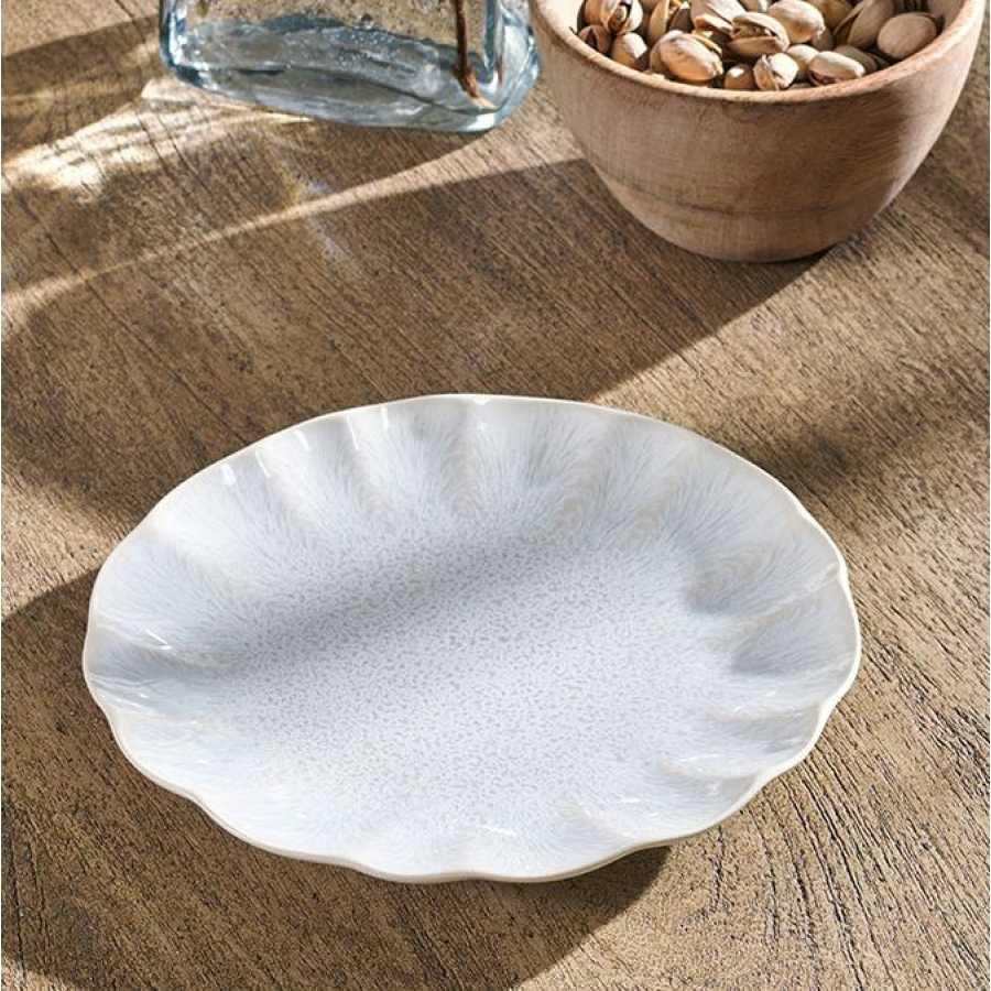 Nkuku Aruvi Plate - Cream - Small