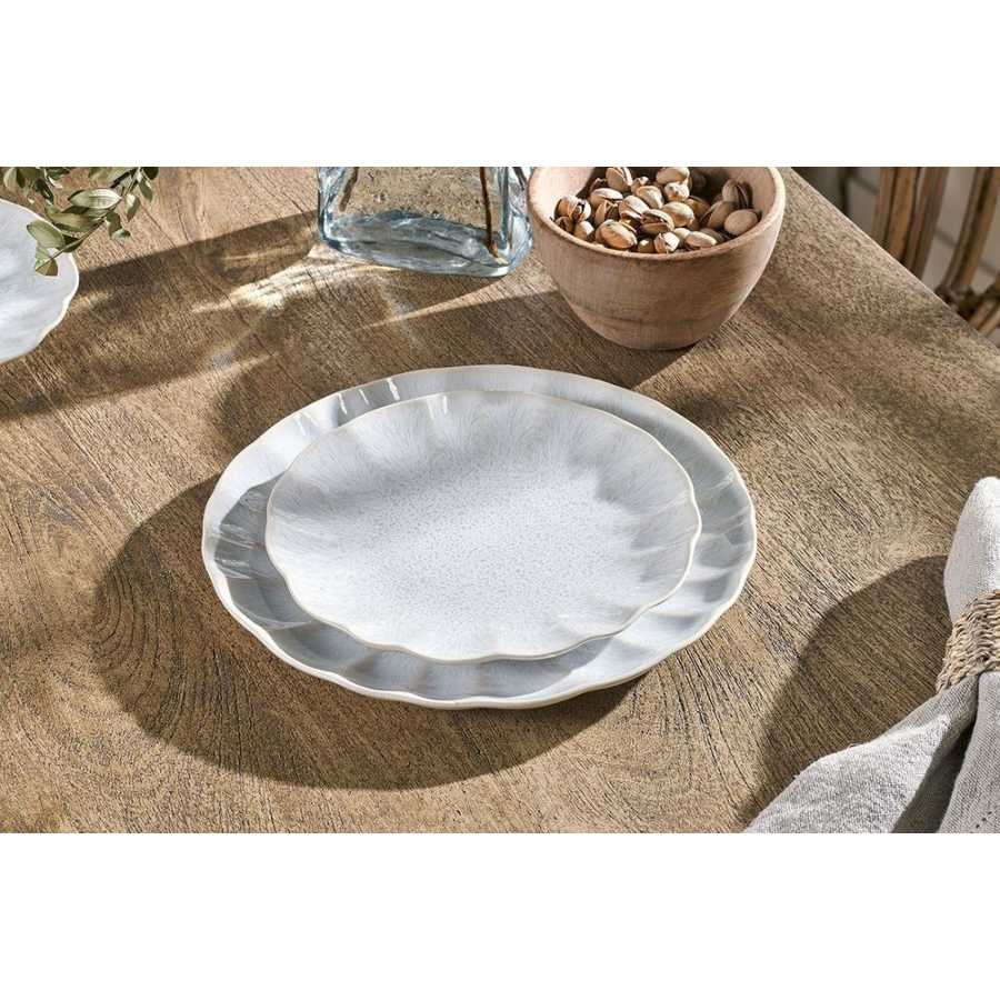 Nkuku Aruvi Plate - Cream - Small