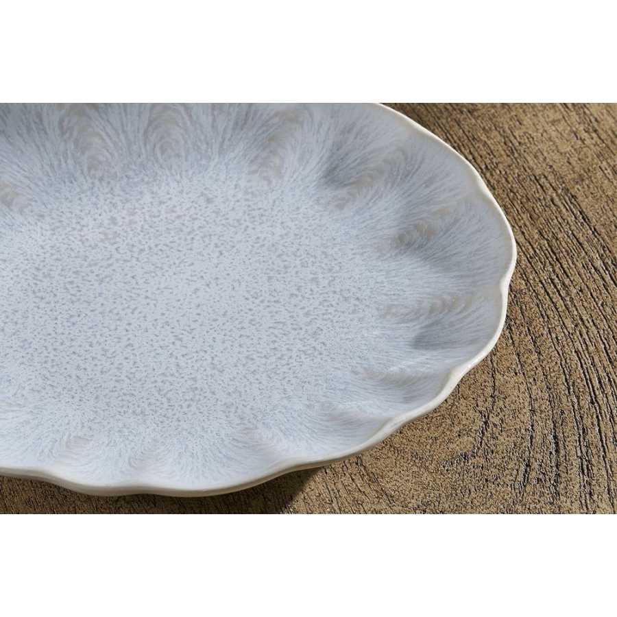 Nkuku Aruvi Plate - Cream - Small