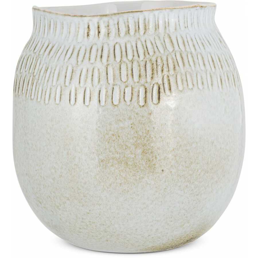 Nkuku Anjuna Vase - White - Large