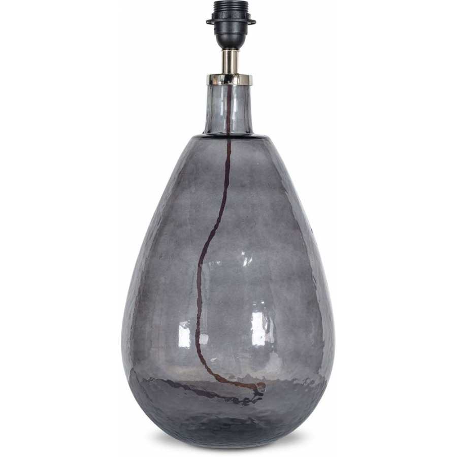 Nkuku Baba Tall Table Lamp Base - Smoke - Large